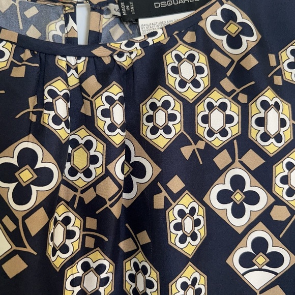 DSQUARED2 Silk printed blouse 🌸 - Picture 4 of 7